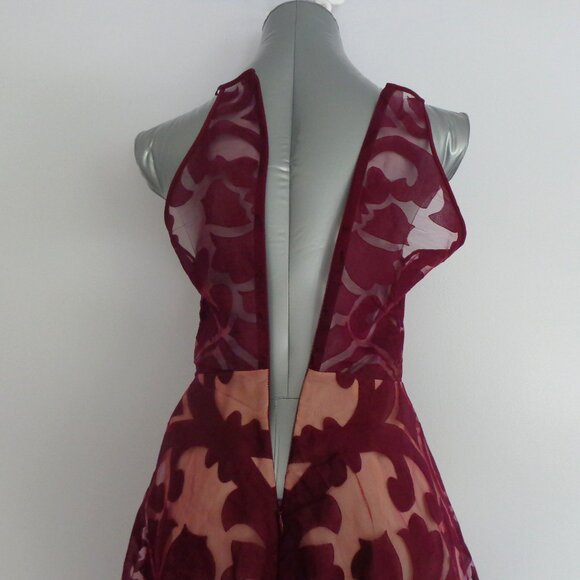 KEEPSAKE THE LABEL‎ Romantic Rebel Burnout Lace Skater Dress Size S - Picture 5 of 8